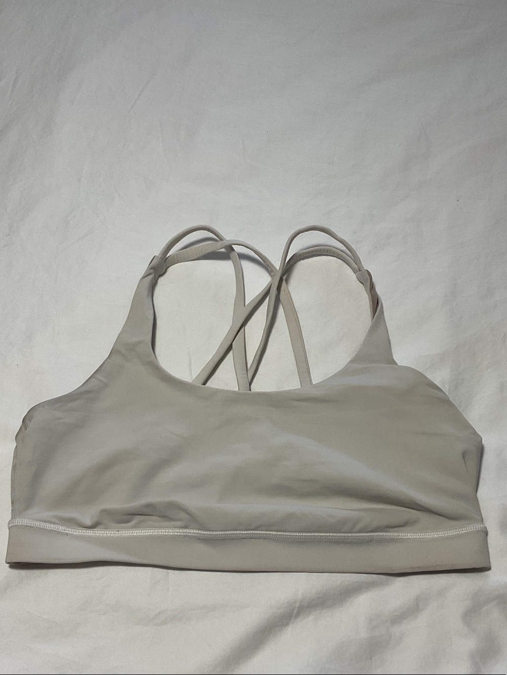 Lululemon Energy Bra, Size 10, off white